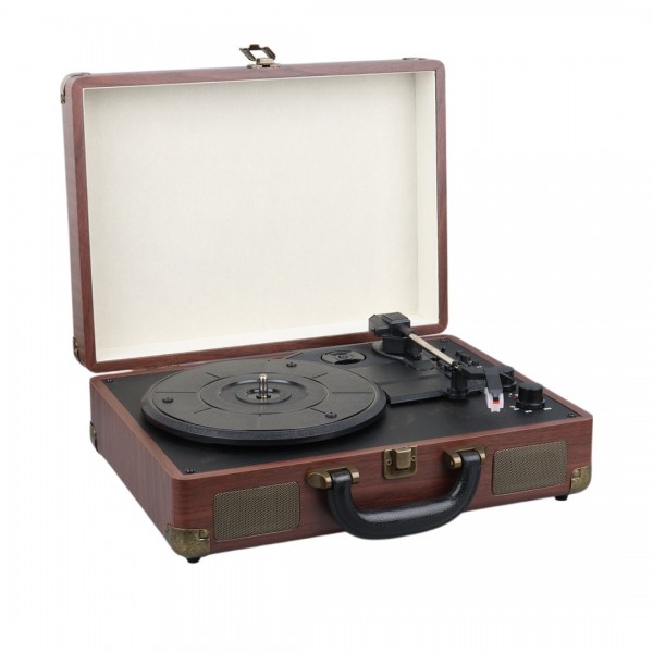 RETRO VINTAGE ÇANTA PIKAP - RADYO - BLUETOOTH - USB MP3 ÇALAR 350X255X115MM (4741)