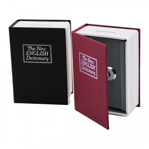BÜYÜK KITAP MODELI  KILITLI KASA - KUMBARA - 180X115X55MM