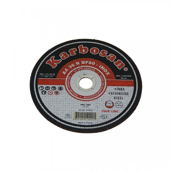 INOX METAL KESICI DISK 180MMX1.9X22
