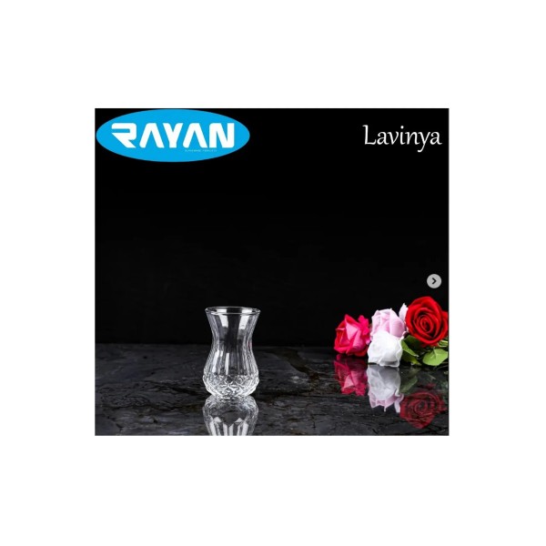 Lavinya 6'lı Kesme Çay Bardağı 82632