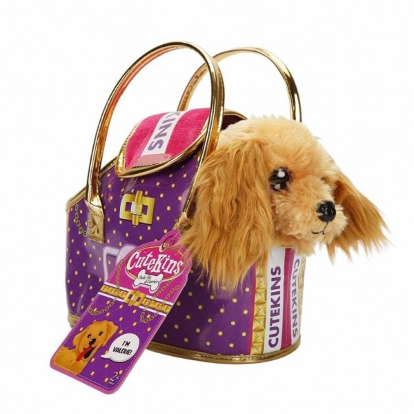50585 Cutekins Taşıma Çantalı Peluş Köpek -
