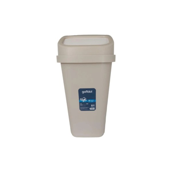 Kapaklı Çöp Kovası, Plastik 17 Lt  G647