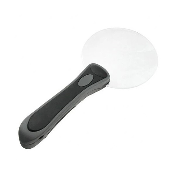 2 Led Işıklı 2.5x90mm Okuma Büyüteç