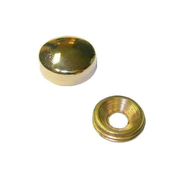 Vida Kapama Kapağı 20 Mm, Sarı - 100 Adet