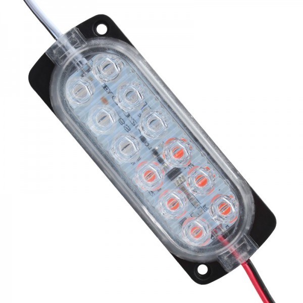 MODÜL LED 24V 1.2W PARLAK YANIP SÖNEN KIRMIZI/MAVI 2835