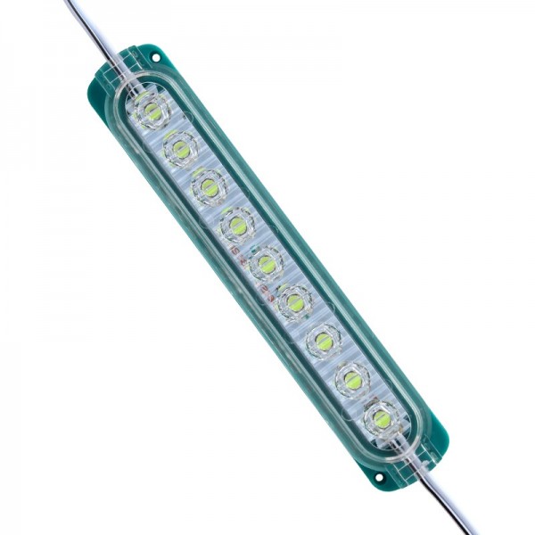 TEK RENK YEŞIL MODÜL LED 14 32.5 2835 24 VOLT 2.4 WATT