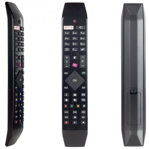 ORIJINAL KL VESTEL NETFLIX-MOR TUŞLU YENI ÜSTÜ CAMLI-HITACHI RC 49141 LED TV KUMANDA ORJINAL