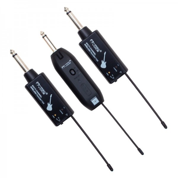 MAGICVOICE MV-19590 UHF GITAR TIP KABLOSUZ MIKROFON ÜÇLÜ SET (4741)