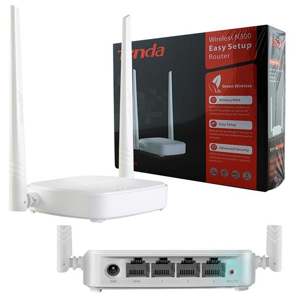 TENDA N301 4 PORT 300 MBPS ROUTER/AP/REPEATER (4741)