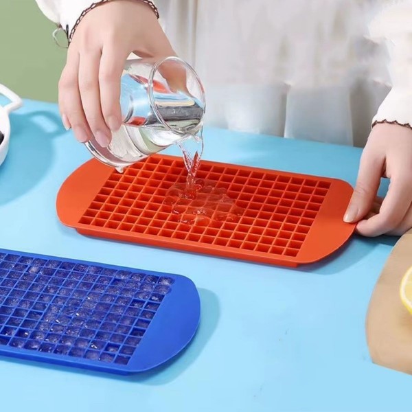 160 lı Mini Küp Şekilli Silikon Buzluk, Sunum Buzluk (4741)