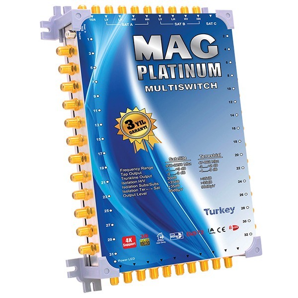 10 64 SONLU UYDU SANTRALI MAG PLATINUM (4741)