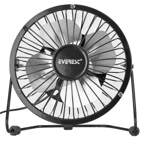 EVEREST EFN-482 MASAÜSTÜ METAL SIYAH FAN