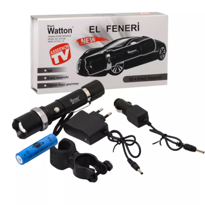Zoomlu Şarjlı El Feneri En...