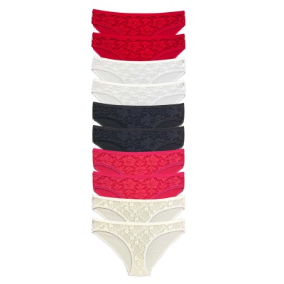 10 Adet Önü Dantelli...