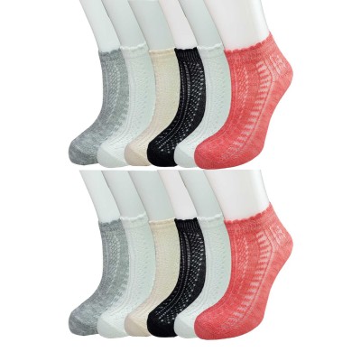 12 Adet Örgü Işlemeli Kadın...