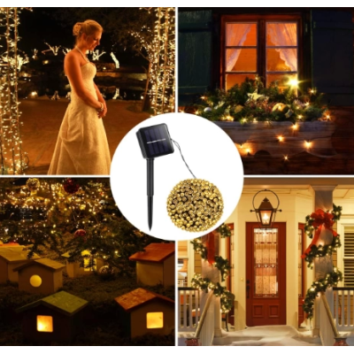 12m 100 Led Gün Işığı Solar...
