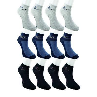 12 Çift Pamuklu Erkek...