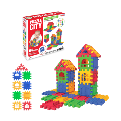 03702 Puzzle City 64 Parça -