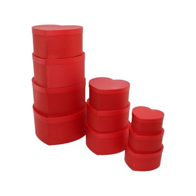 10 PCS BOY KIRMIZI KALPLI...