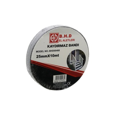 25MM X 10MT KAYDIRMAZ SIYAH...