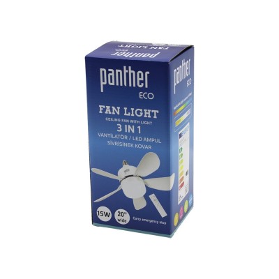 3IN1 VANTILATÖR - LED AMPUL...