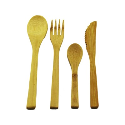 4PCS  AHŞAP BAMBU MUTFAK...