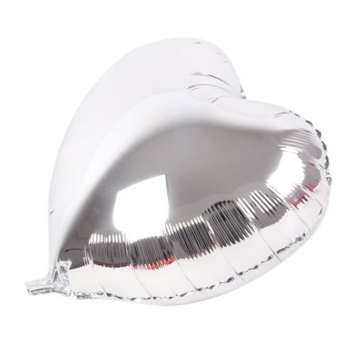 Kalp Balon Folyo Gümüş 45...