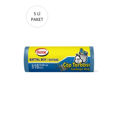 Battal Boy Çöp Torbası 75 x...
