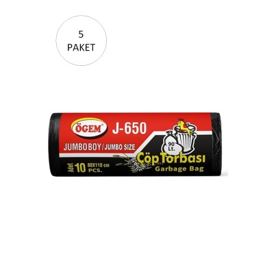 J-650 Jumbo Boy Çöp Torbası...
