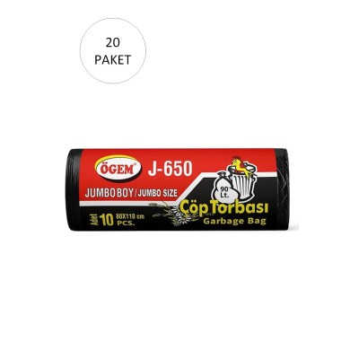 J-650 Jumbo Boy Çöp Torbası...