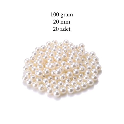 100 gram 20mm Krem Renk...