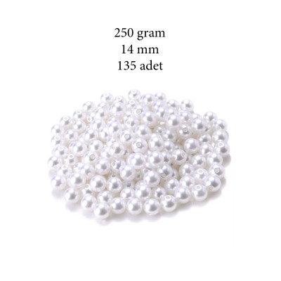 250 gram 14mm Beyaz Renk...