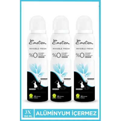 3 Adet Emotion Invisible...