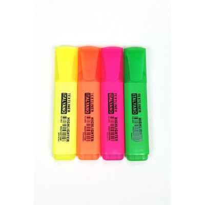 4'lü Neon Renk Italyano...