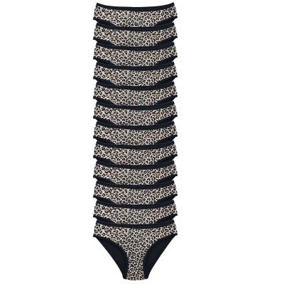 12 Adet Leopar Desenli...