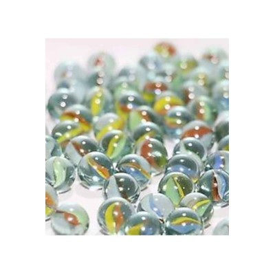 100 Adet Karışık Renk Cam...