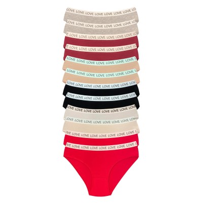 12 Adet Pamuklu Esnek Kadın...