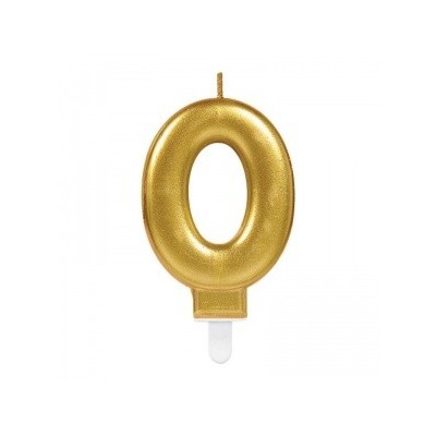 0 Rakam Mum Gold Renk