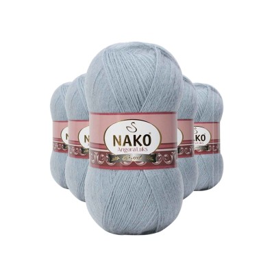 5 Adet Angora LüEl Örgü Ipi...