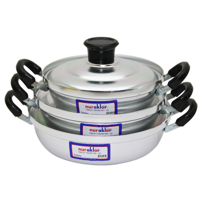 3LÜ ALÜMINYUM OMLET SET...