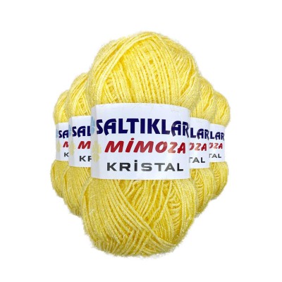 5 Adet Mimoza Kristal...