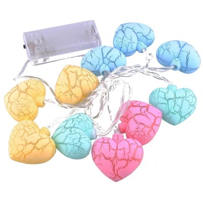 10 lu Renkli Kalp Şeklinde...